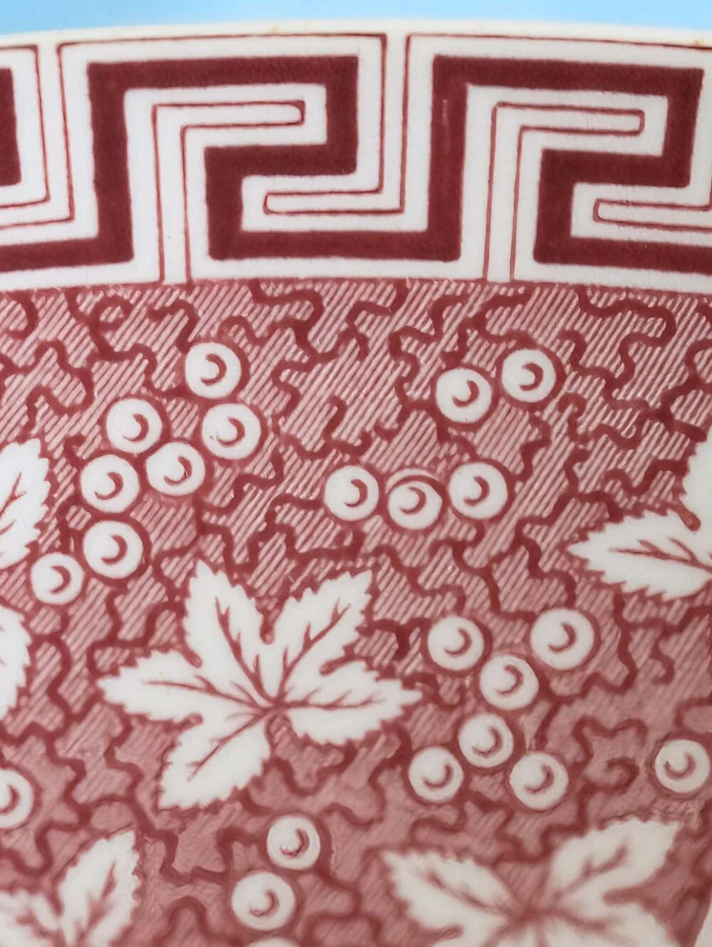 Beautiful Spode Archive Collection Greek Pattern. Jumbo Cup and Saucer. England!